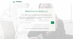 Desktop Screenshot of elastic.cc